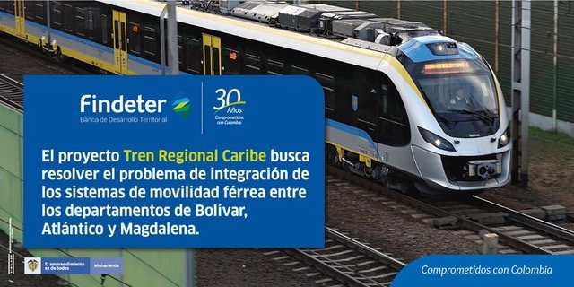 ARDANUY INGENIERÍA DISEÑARÁ EL TREN REGIONAL CARIBE (COLOMBIA)